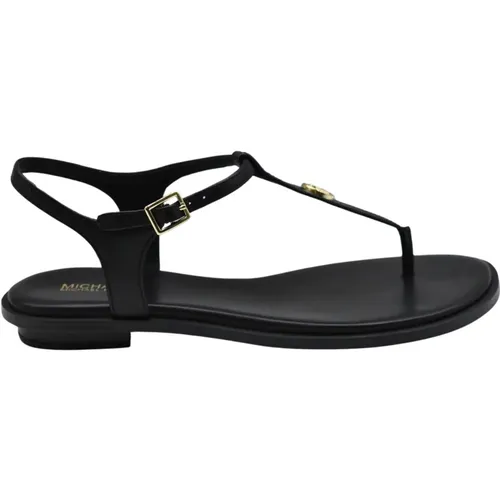 Schwarze Flache Schuhe Stilvolles Design , Damen, Größe: 38 EU - Michael Kors - Modalova