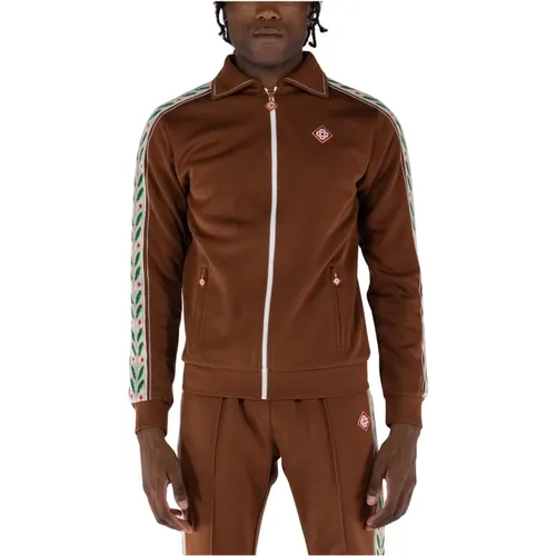 Zip-through Sweatshirt , male, Sizes: L - Casablanca - Modalova
