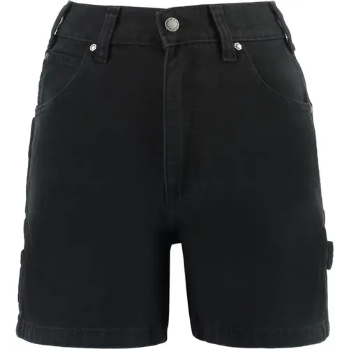 Cargo Baumwollshorts Multi-Taschen Nieten , Damen, Größe: W26 - Dickies - Modalova