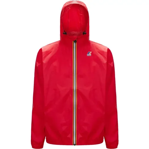 Klassische Windbreaker Jacke K-Way - K-way - Modalova