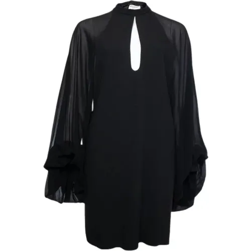 Pre-owned Viscose dresses , female, Sizes: S - Saint Laurent Vintage - Modalova