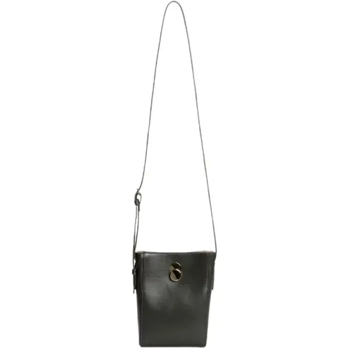 Calfskin Mini Bag with Eclipse Closure , female, Sizes: ONE SIZE - Fabiana Filippi - Modalova