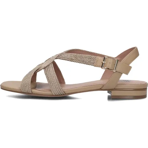 Beige Geflochtene Seilsandalen , Damen, Größe: 37 EU - Bibi Lou - Modalova