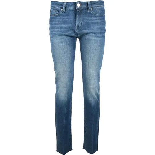 Stylische Denim Jeans mit Elastan , Damen, Größe: W26 - Love Moschino - Modalova