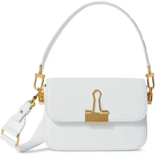 Off , Plain Shoulder Bags in , female, Sizes: ONE SIZE - Off White - Modalova