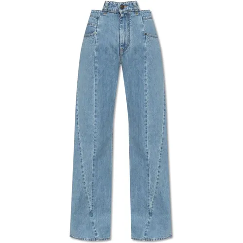 Wide leg jeans , female, Sizes: S, XS - Maison Margiela - Modalova