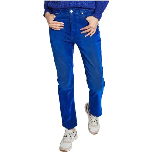 Pamy Jeans - 5-Pocket, Leicht Stretch, Normale Bundhöhe, Gerade Beine , Damen, Größe: W27 - Bellerose - Modalova