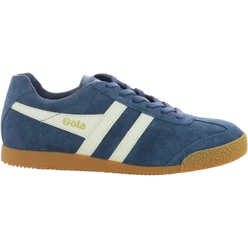 Blaue Harrier Wildleder Herrenschuhe , Herren, Größe: 42 EU - Gola - Modalova