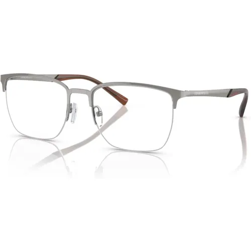 Glasses,Matte Silver Brillengestelle EA 1151 - Emporio Armani - Modalova