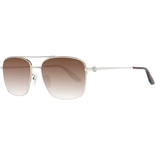 Goldene Herren Aviator Sonnenbrille - BMW - Modalova