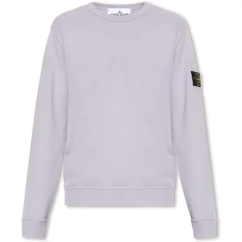 Sweatshirt with logo , male, Sizes: M, XL, L - Stone Island - Modalova