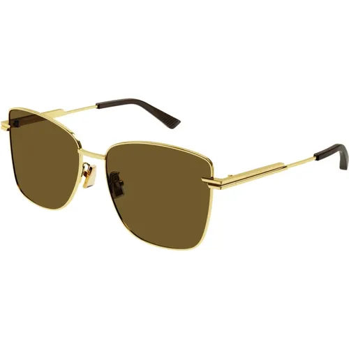 Gold/Brown Sunglasses BV1237S,/Grey Sunglasses - Bottega Veneta - Modalova