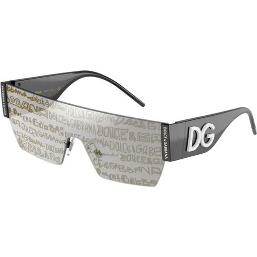 Sunglasses Logo DG 2233 , male, Sizes: 43 MM - Dolce & Gabbana - Modalova