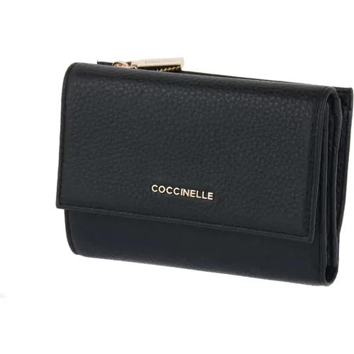 Metallic Soft Card Holder , female, Sizes: ONE SIZE - Coccinelle - Modalova