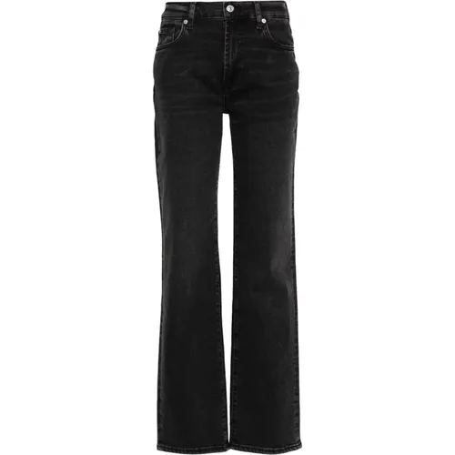 Schwarze Denim Jeans Klassisches Design , Damen, Größe: W26 - 7 For All Mankind - Modalova