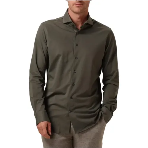 Grünes Casual X-Cutaway Hemd , Herren, Größe: 2XL - Profuomo - Modalova