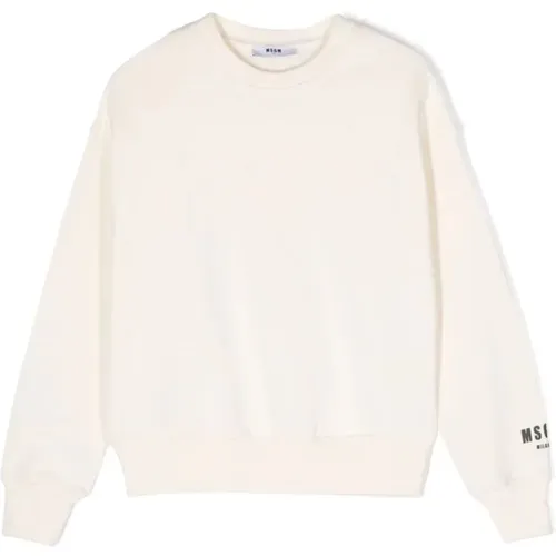 Creme Sweatshirt 013 Msgm - Msgm - Modalova