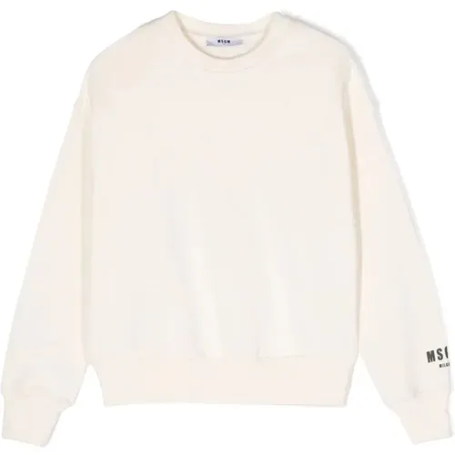 Creme Sweatshirt 013 MSGM - MSGM - Modalova