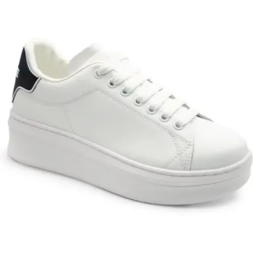 And Black PU Sneakers , female, Sizes: 7 UK, 8 UK, 2 UK, 4 UK, 6 UK, 5 UK, 3 UK - Gaëlle Paris - Modalova