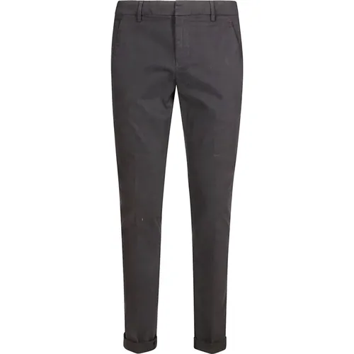 Schmale Chino Hose mit Leistentaschen,Schmale Chino Hose mit Gesäßtaschen - Dondup - Modalova