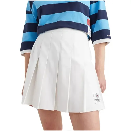 Pleated Tennis Skirt , female, Sizes: M - Tommy Hilfiger - Modalova