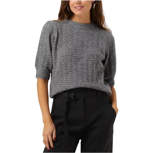 Grauer Pensee Damen Pullover , Damen, Größe: XS - Suncoo - Modalova