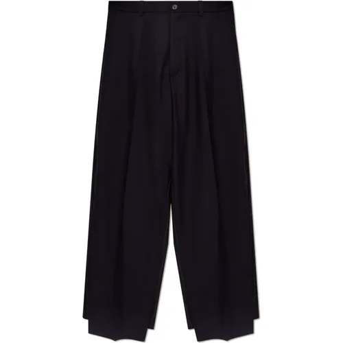 Wool trousers , female, Sizes: 2XS - Balenciaga - Modalova