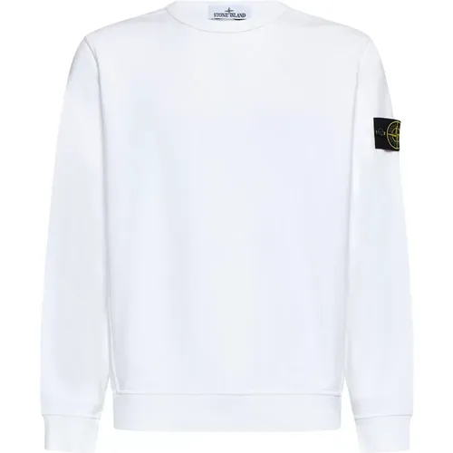 Cotton Crew Neck Sweatshirt , male, Sizes: L - Stone Island - Modalova