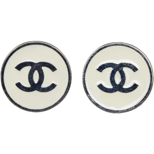 Pre-owned Metal earrings , female, Sizes: ONE SIZE - Chanel Vintage - Modalova