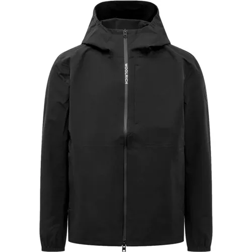 Wasserdichte Kapuzenjacke Pacific in Schwarz - Woolrich - Modalova