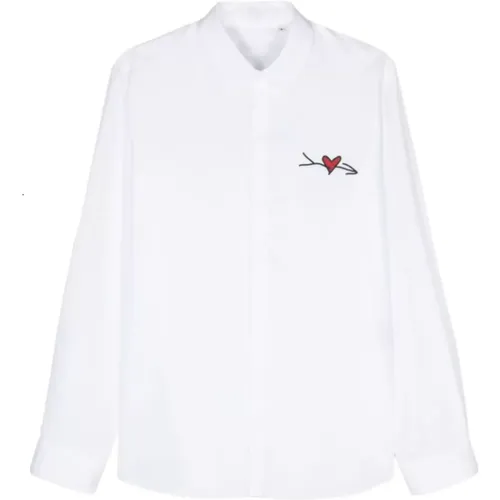 Embroidered Shirt Poplin Weave , male, Sizes: S, M, L - Neil Barrett - Modalova
