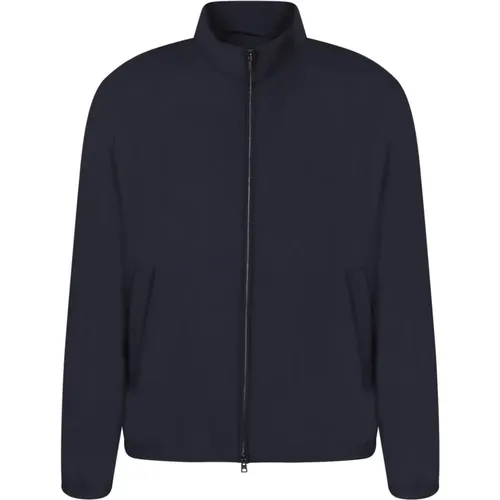 Blaue Jacke für Männer Stilvoll , Herren, Größe: 2XL - Herno - Modalova