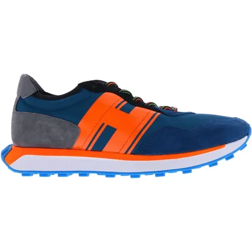 Fluo Lace-Up Sneakers , male, Sizes: 7 1/2 UK, 11 UK - Hogan - Modalova