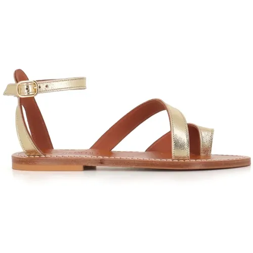 Flat Sandals , female, Sizes: 3 UK - K.jacques - Modalova