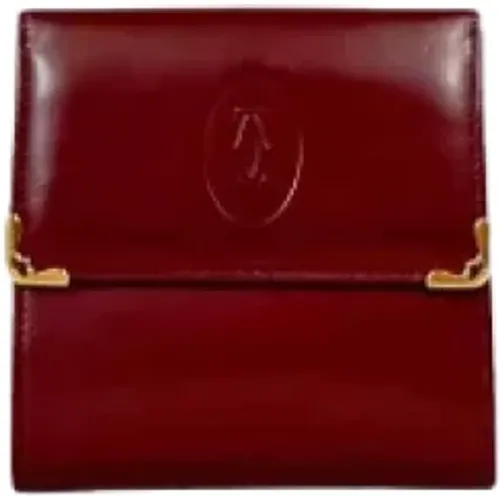 Pre-owned Leather wallets , female, Sizes: ONE SIZE - Cartier Vintage - Modalova