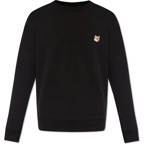 Sweatshirt mit Logo , Herren, Größe: 2XL - Maison Kitsuné - Modalova