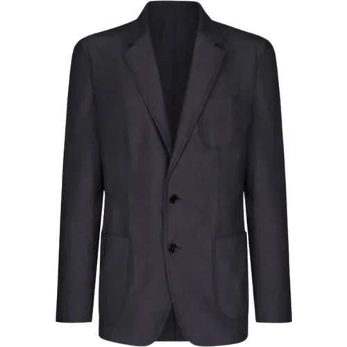 Stylish Patch-Pockets Blazer , male, Sizes: XL - Dolce & Gabbana - Modalova
