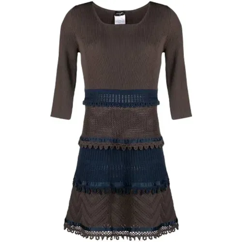 Pre-owned Fabric dresses , female, Sizes: XL - Chanel Vintage - Modalova