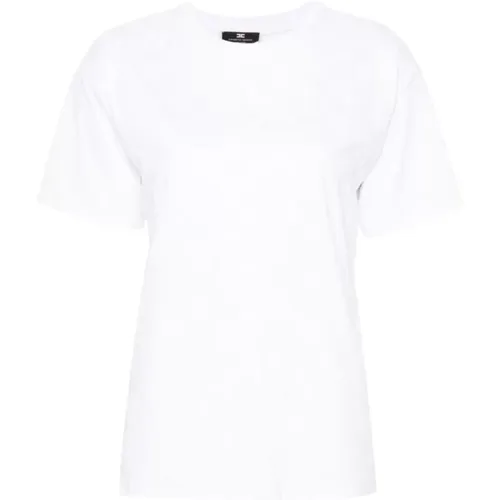 T-Shirts , female, Sizes: S, L - Elisabetta Franchi - Modalova