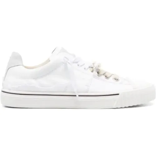 Weiße Distressed Evolution Sneakers , Damen, Größe: 36 EU - Maison Margiela - Modalova
