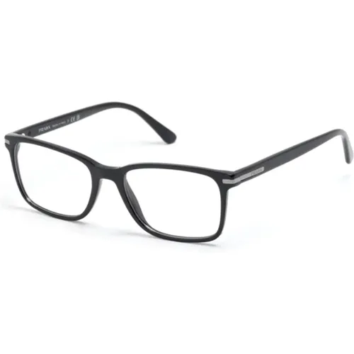 Klassische Schwarze Optische Brille , Herren, Größe: 54 MM - Prada - Modalova