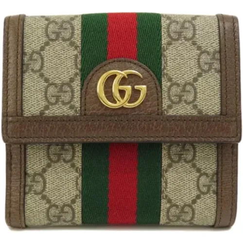 Pre-owned Leder portemonnaies - Gucci Vintage - Modalova