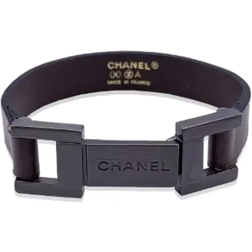 Pre-owned Leather bracelets , female, Sizes: ONE SIZE - Chanel Vintage - Modalova