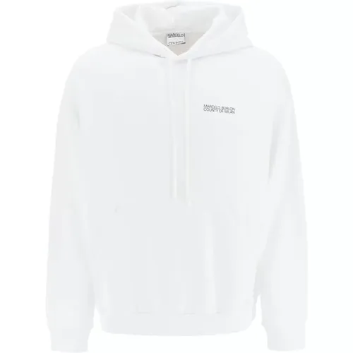 Logo Kapuzenpullover , Herren, Größe: M - Marcelo Burlon - Modalova