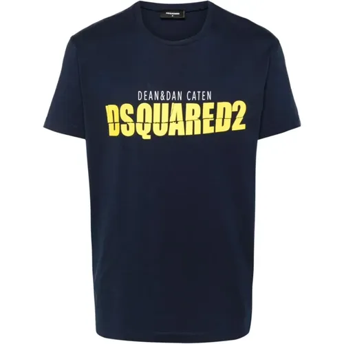 Stylish Men's T-Shirt , male, Sizes: XL, 2XL - Dsquared2 - Modalova