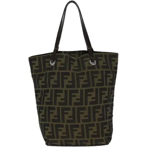 Pre-owned Canvas fendi-bags , female, Sizes: ONE SIZE - Fendi Vintage - Modalova