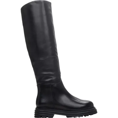 Women`s Leather Winter Boots Er00114217 , female, Sizes: 5 UK, 3 UK - Estro - Modalova