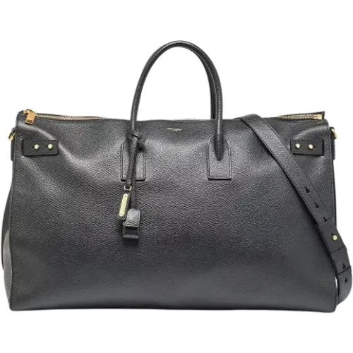 Pre-owned Leather travel-bags , male, Sizes: ONE SIZE - Yves Saint Laurent Vintage - Modalova