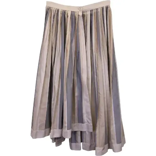 Pre-owned Silk bottoms , female, Sizes: XL - Prada Vintage - Modalova