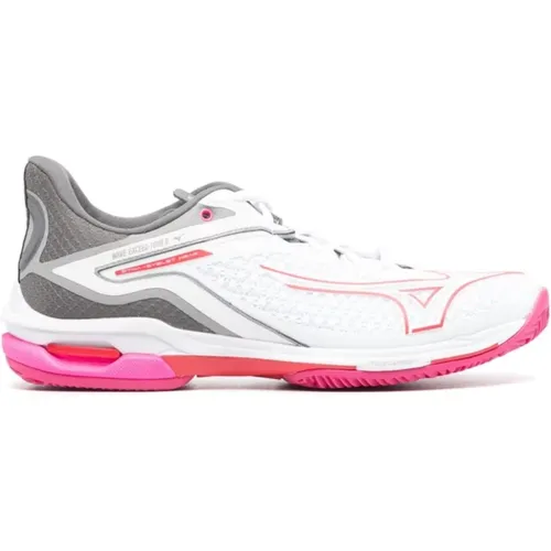 Rosa Sneakers mit geprägtem Finish , Damen, Größe: 35 EU - Mizuno - Modalova